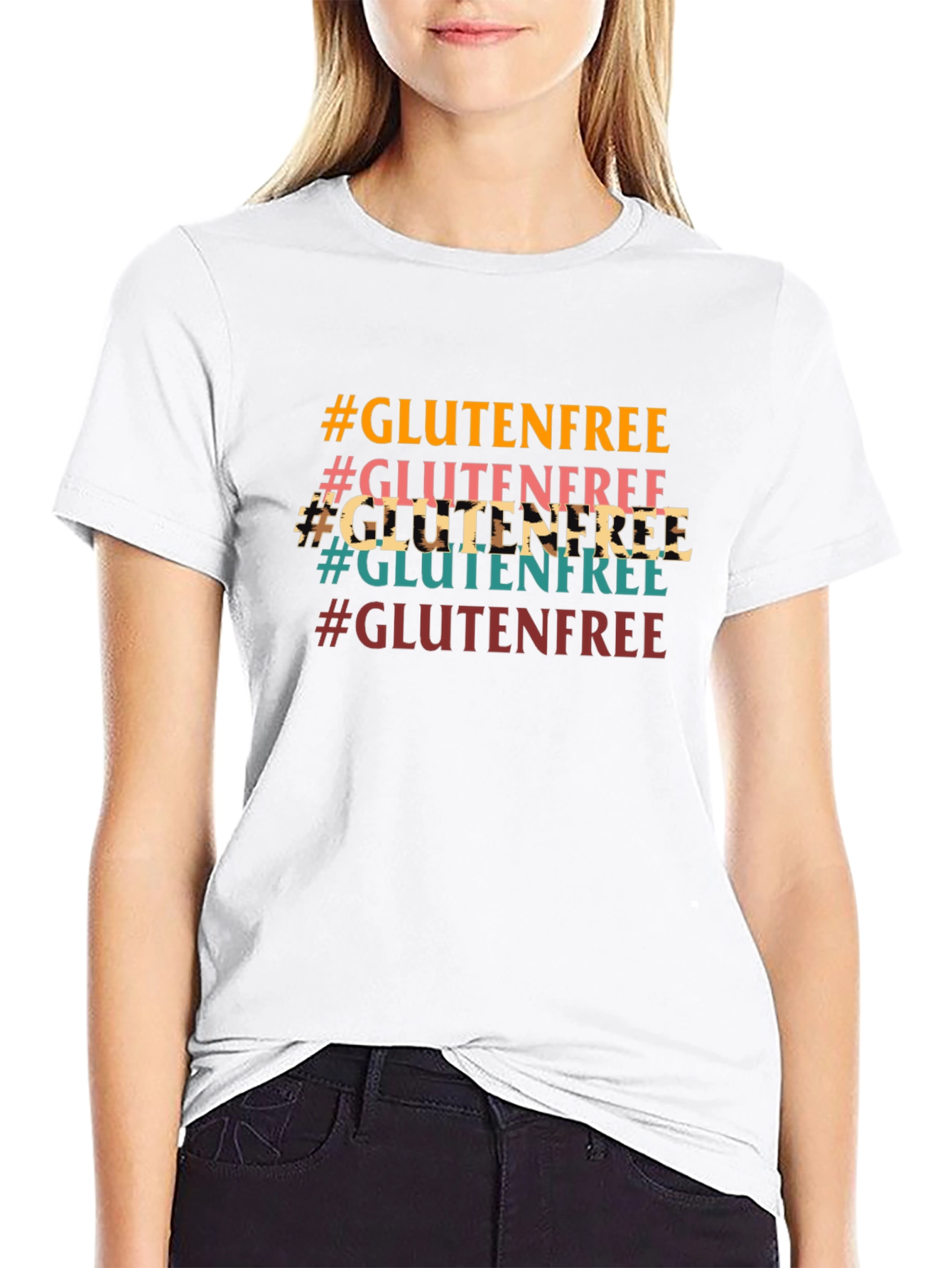 Gluten-Free Hashtag Graphic T-Shirt