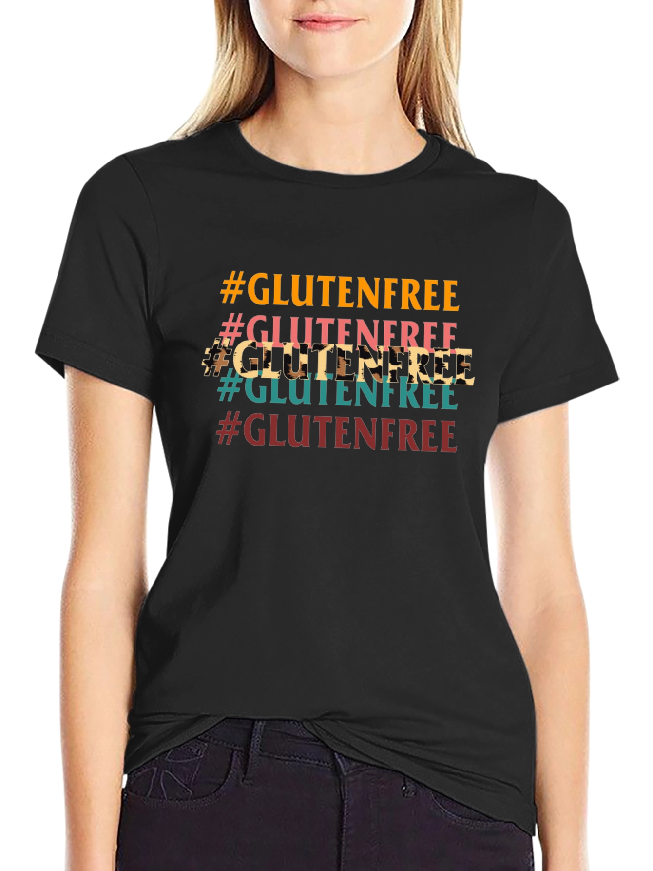 Gluten-Free Hashtag Graphic T-Shirt