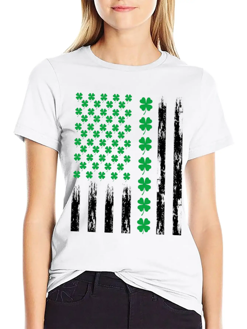 Flag America Patrick Day Essential Cotton Tee For Daily Outfits – Unisex Style