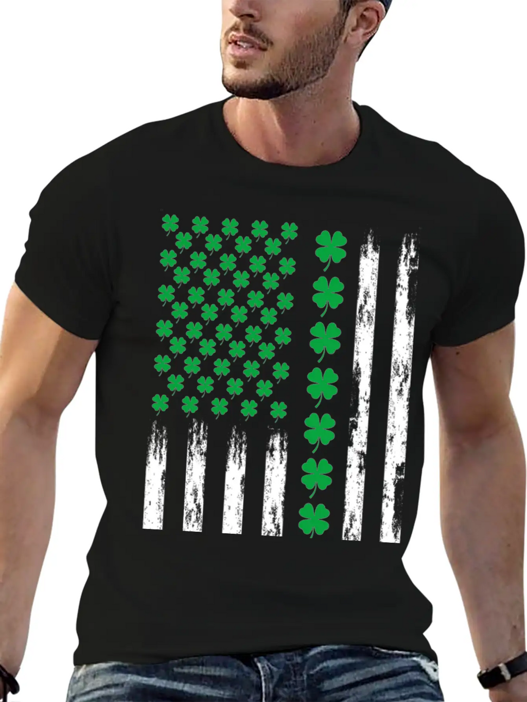 Flag America Patrick Day Essential Cotton Tee For Daily Outfits – Unisex Style