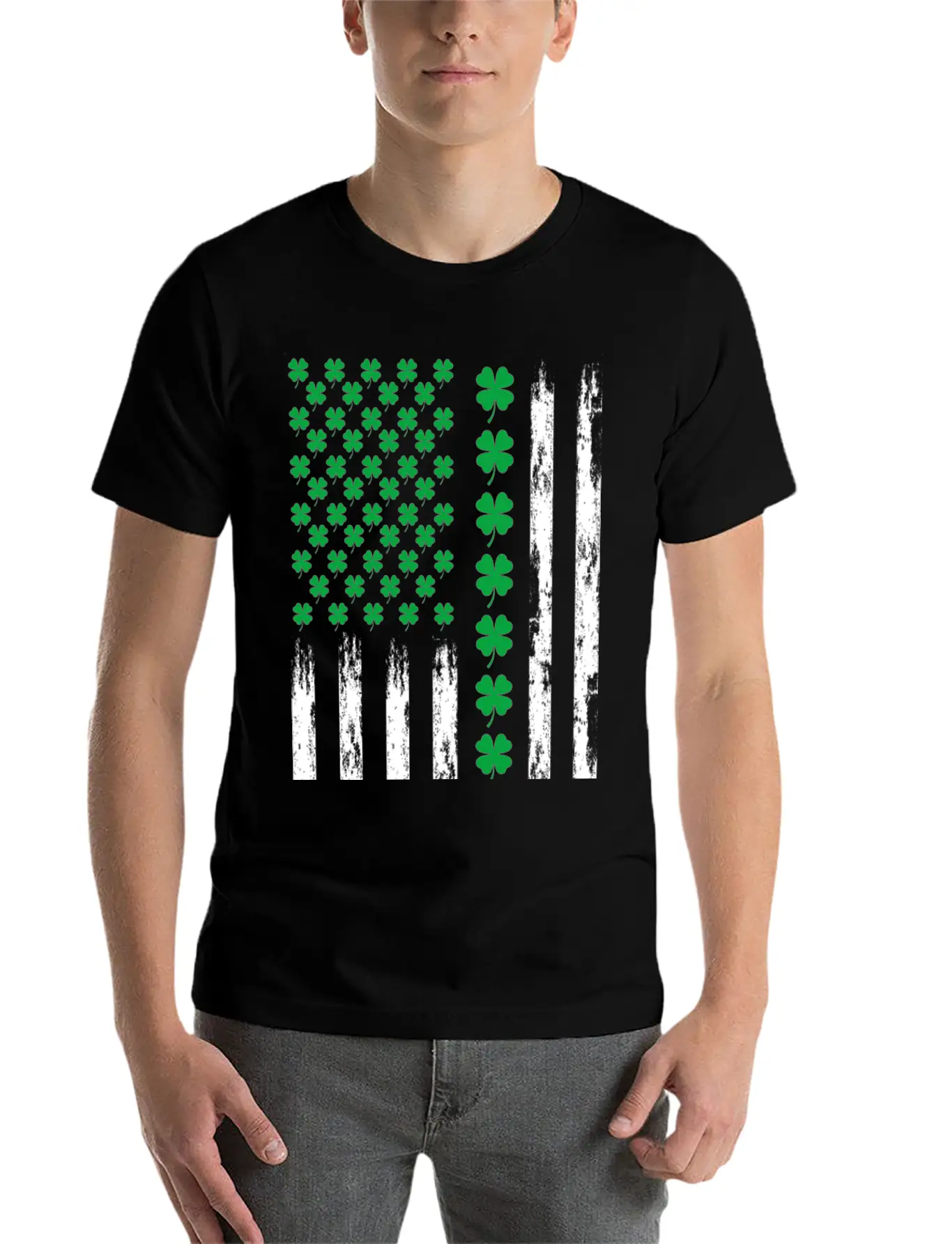 Flag America Patrick Day Essential Cotton Tee For Daily Outfits – Unisex Style
