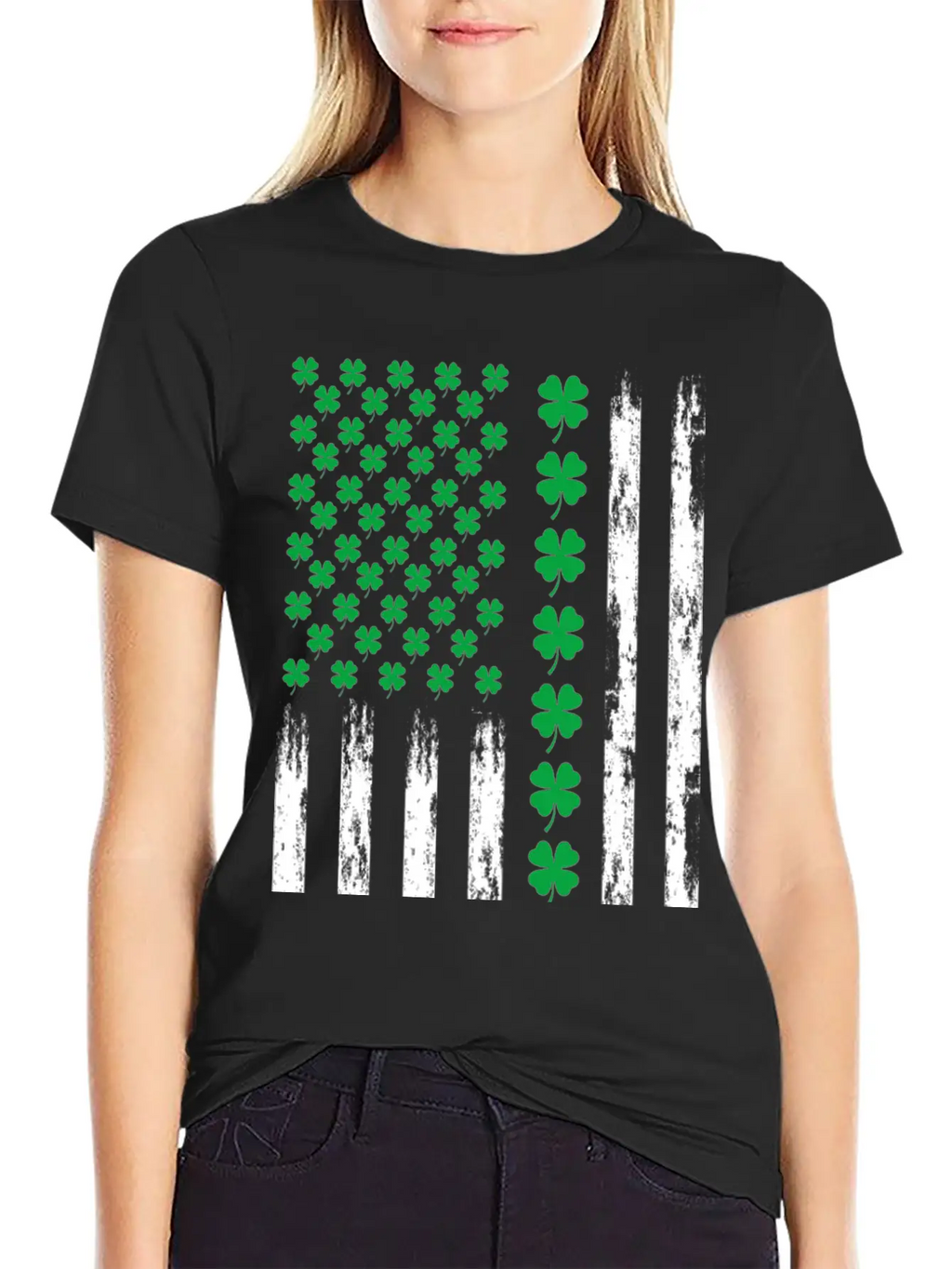 Flag America Patrick Day Essential Cotton Tee For Daily Outfits – Unisex Style