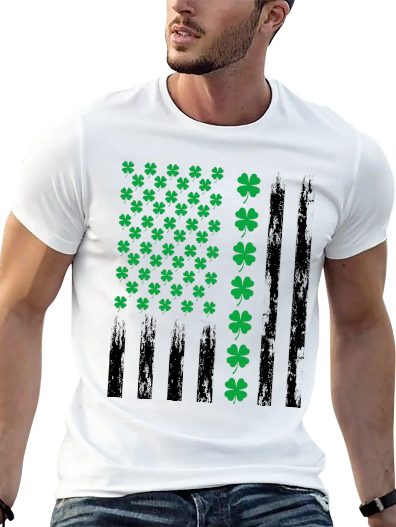 Flag America Patrick Day Essential Cotton Tee For Daily Outfits – Unisex Style