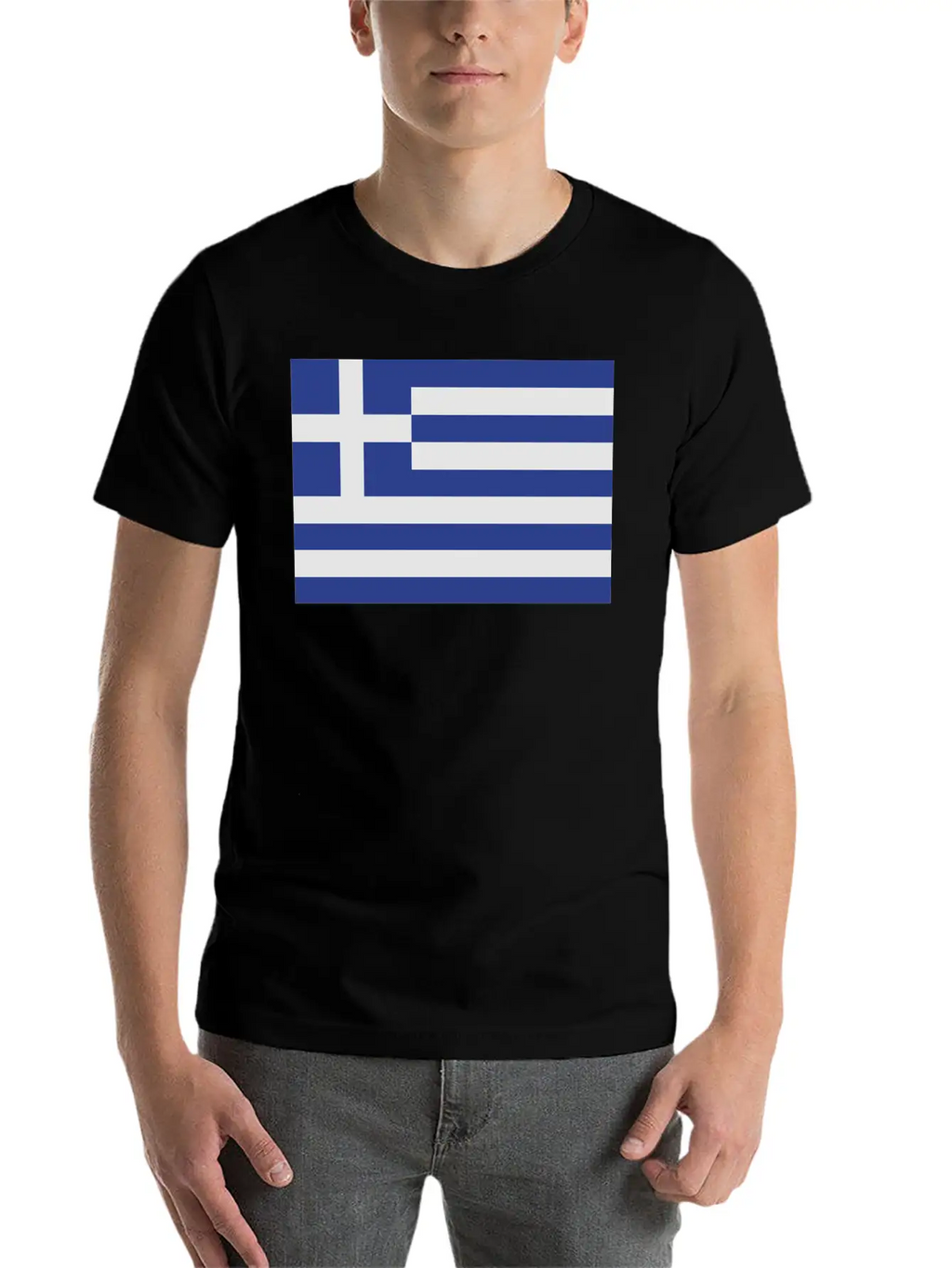Flag Greece Casual Graphic T-Shirt – Simple And Comfortable Daily Wear