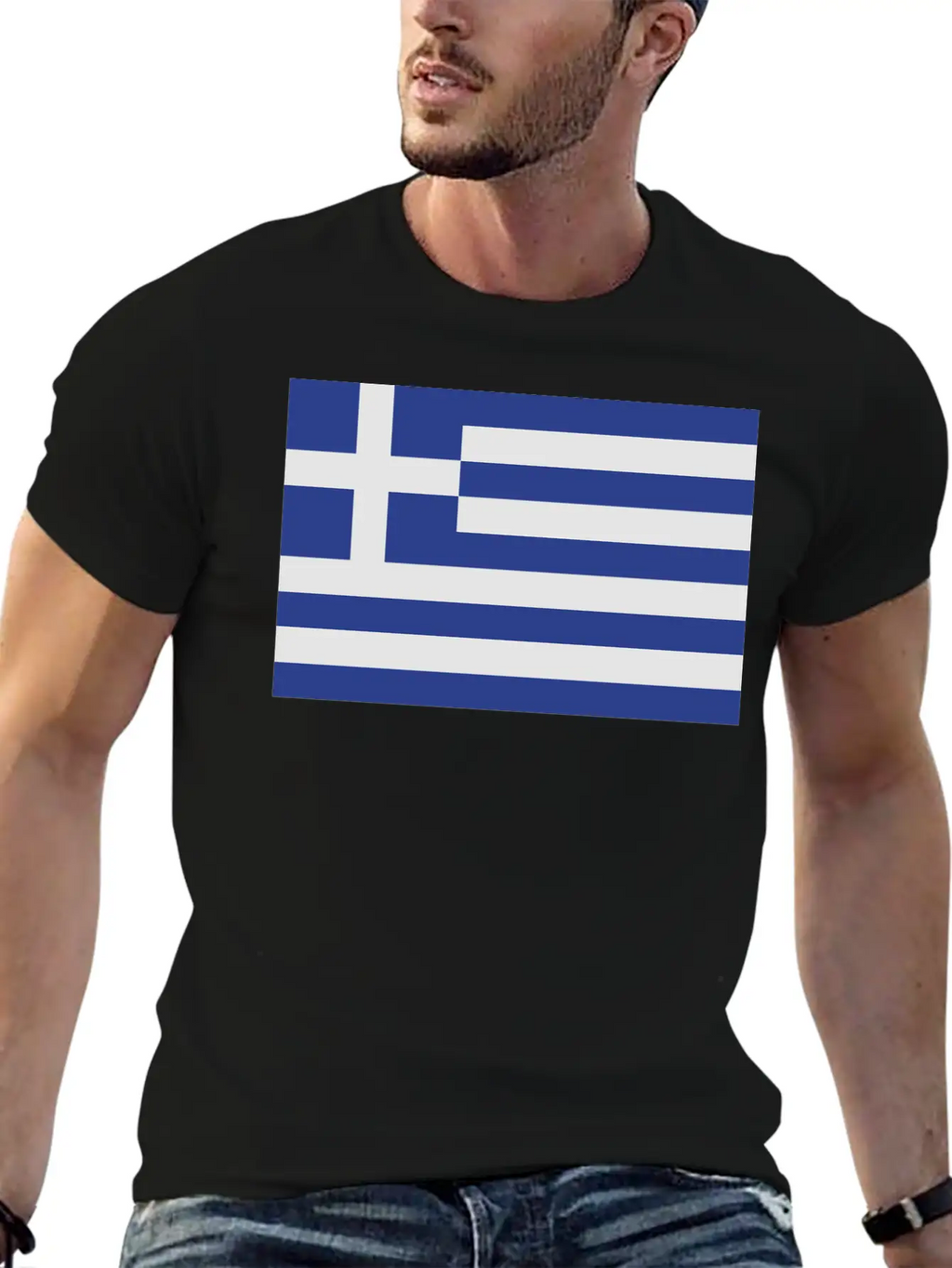 Flag Greece Casual Graphic T-Shirt – Simple And Comfortable Daily Wear