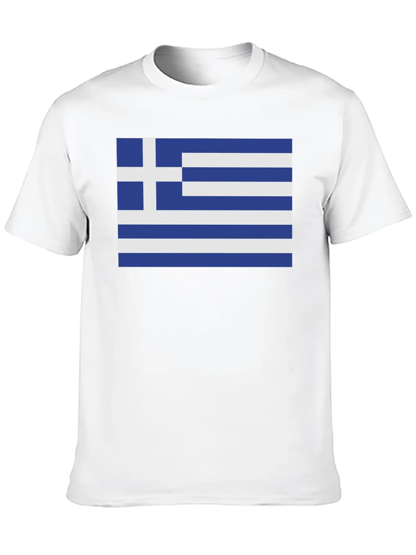 Flag Greece Casual Graphic T-Shirt – Simple And Comfortable Daily Wear