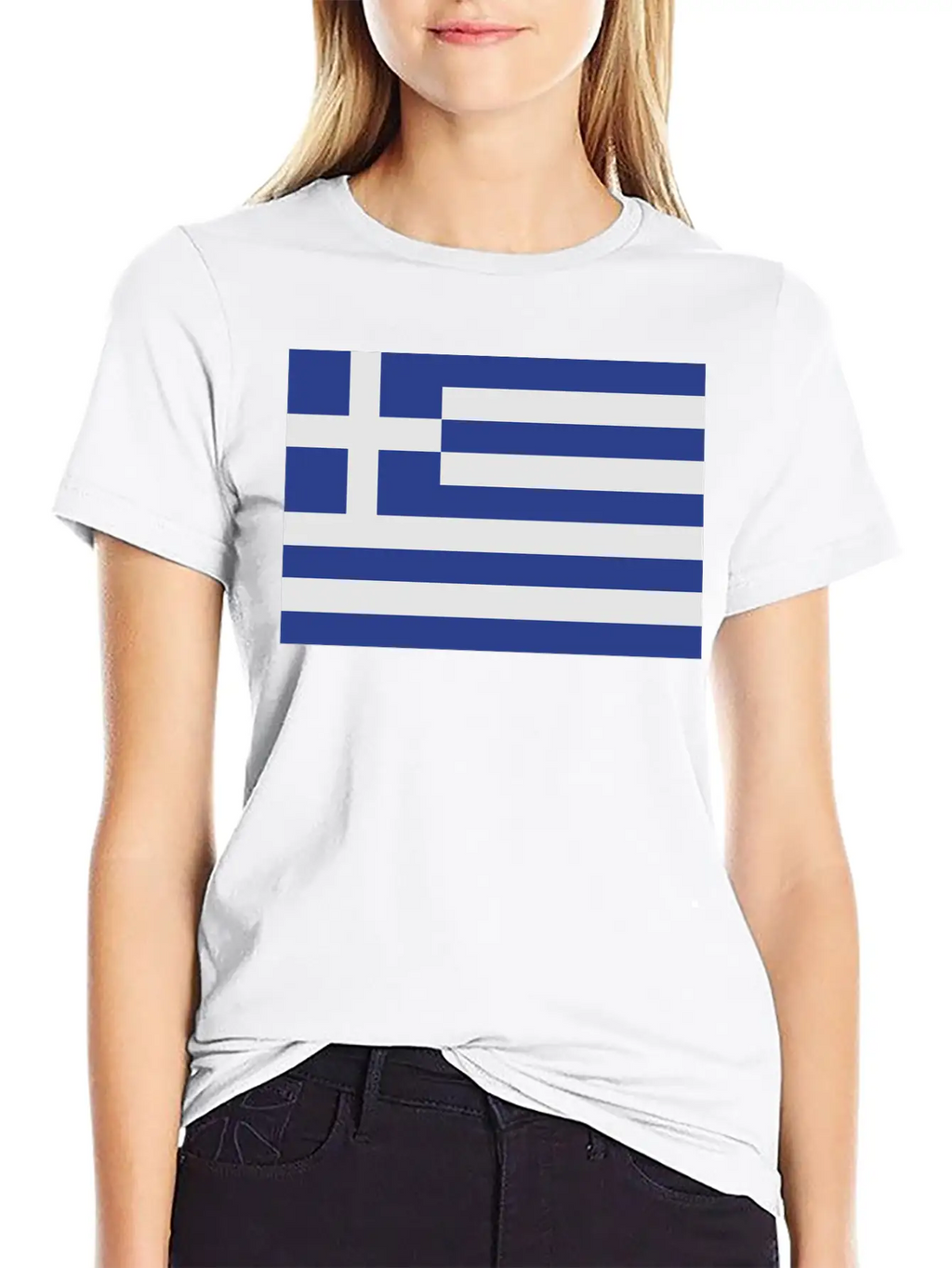 Flag Greece Casual Graphic T-Shirt – Simple And Comfortable Daily Wear