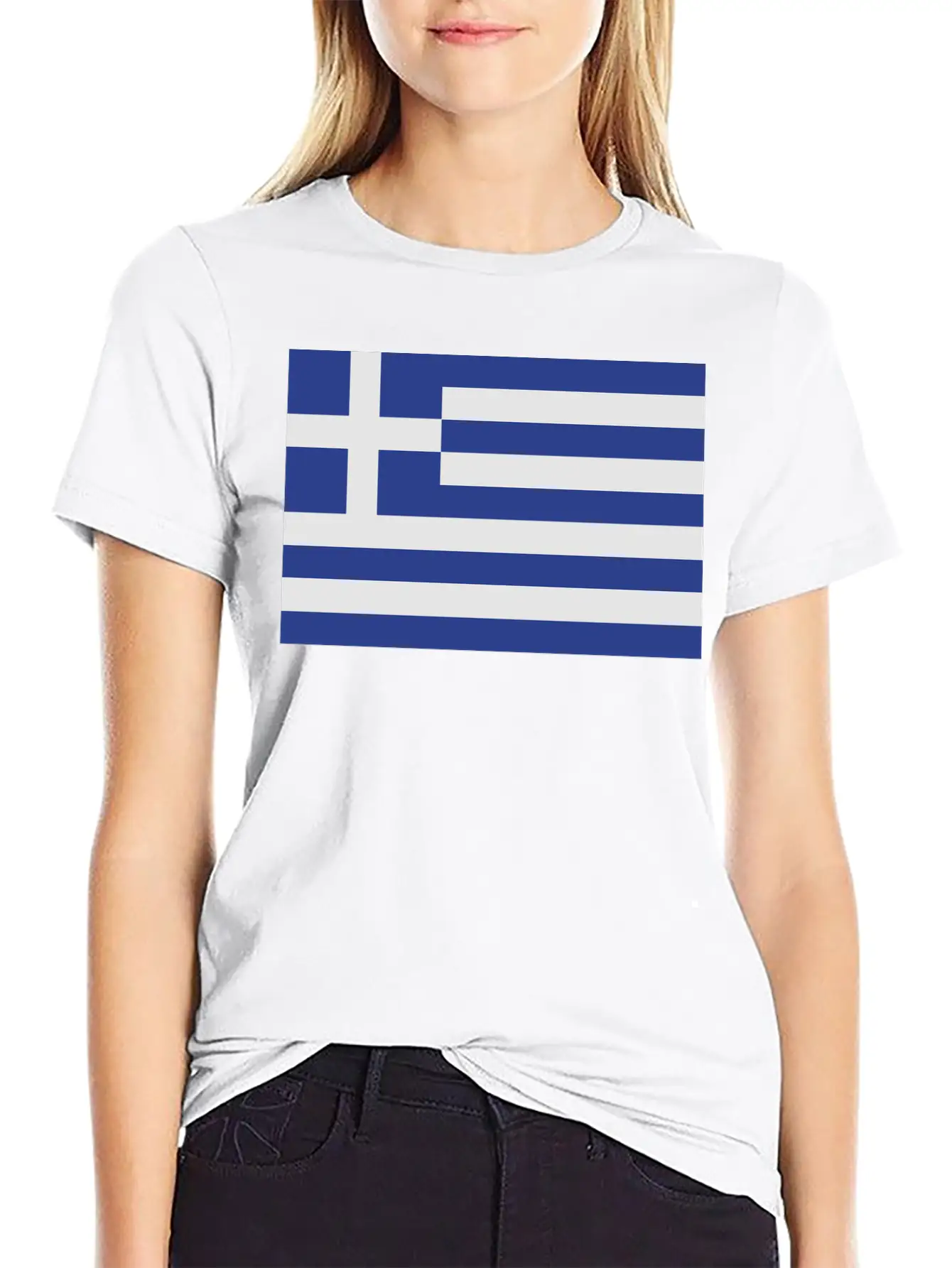 Flag Greece Casual Graphic T-Shirt – Simple And Comfortable Daily Wear