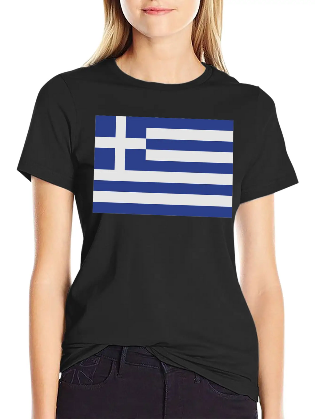 Flag Greece Casual Graphic T-Shirt – Simple And Comfortable Daily Wear