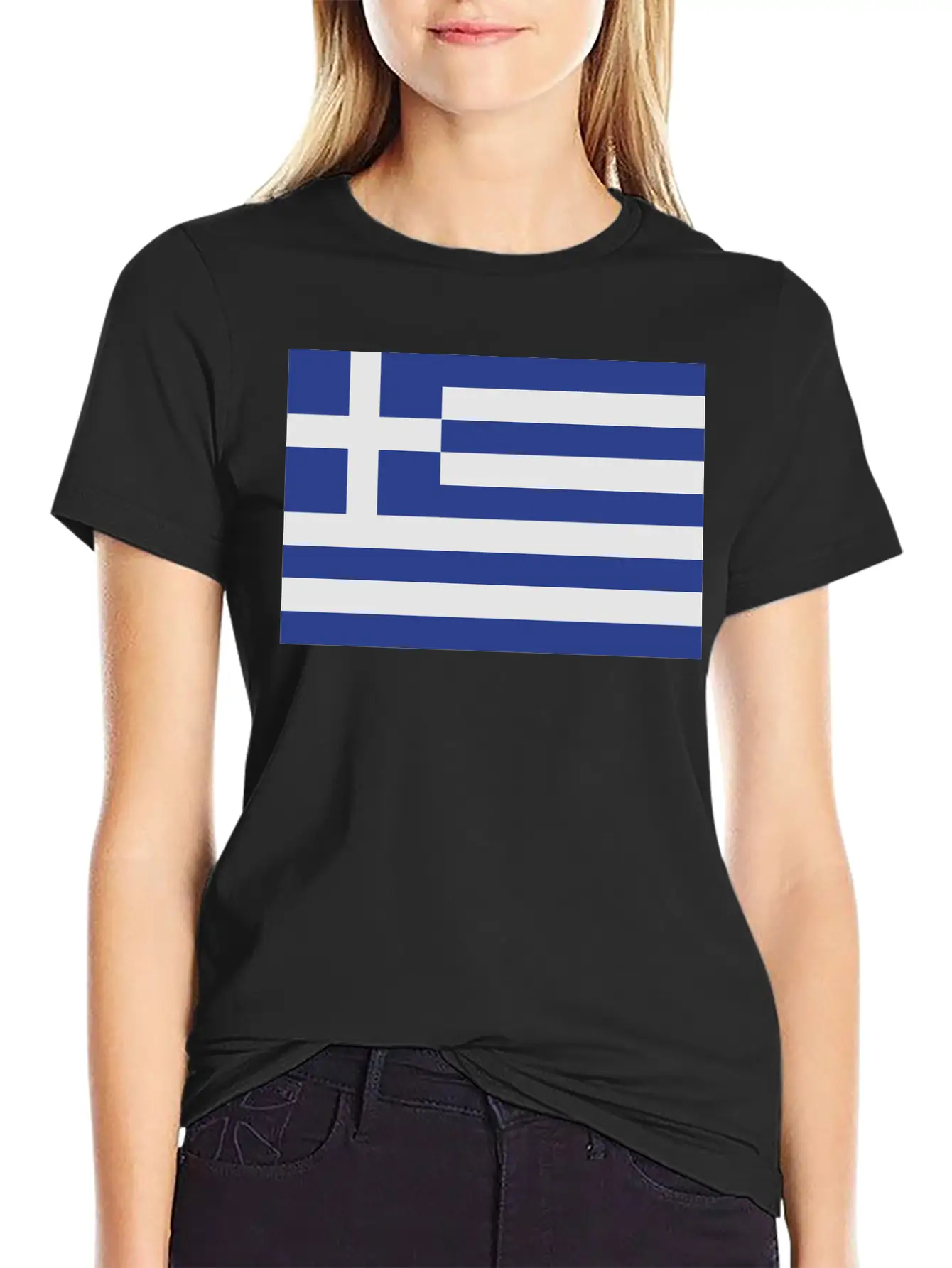Flag Greece Casual Graphic T-Shirt – Simple And Comfortable Daily Wear