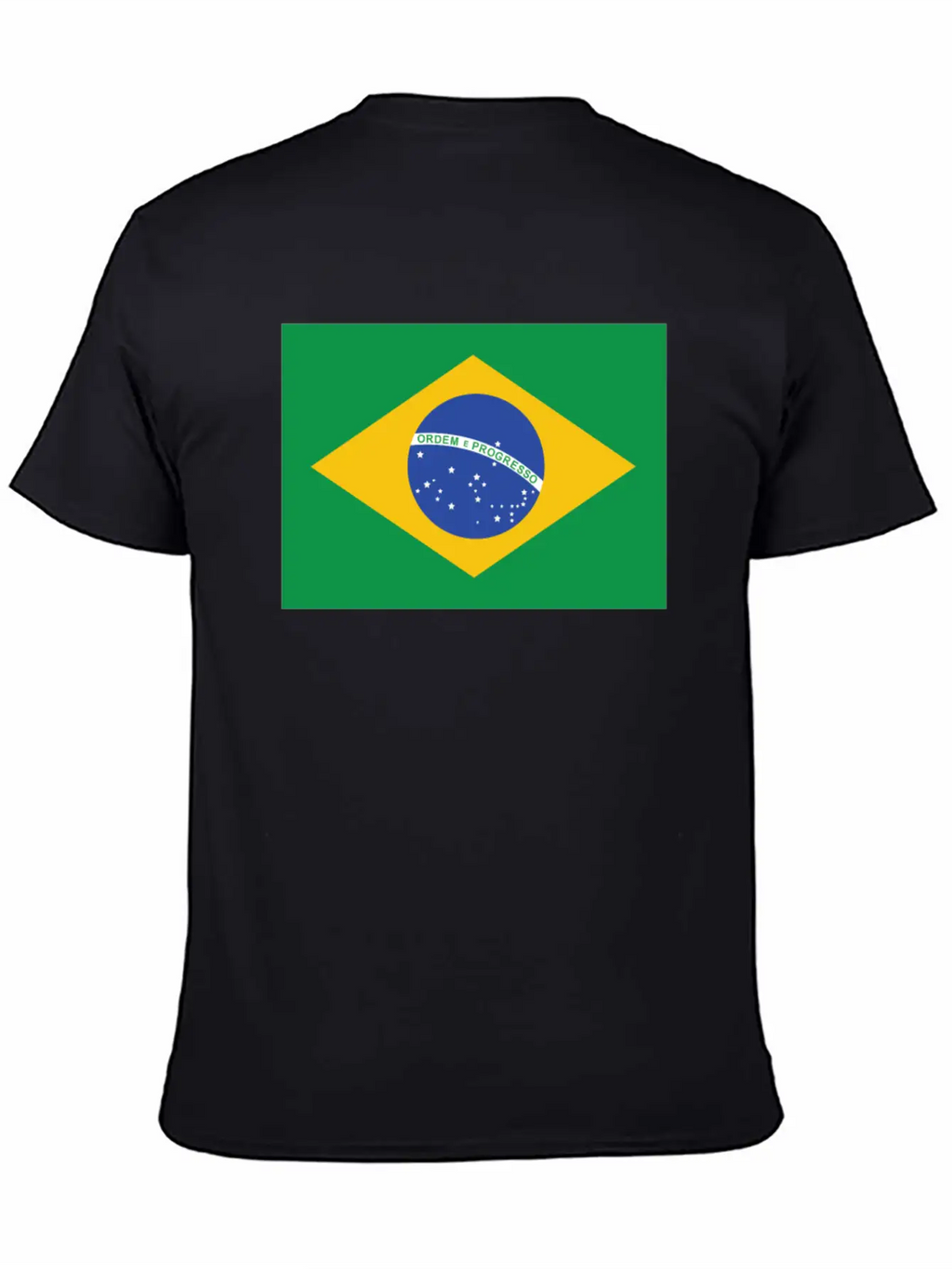 Flag Of Brazil Cool Brazilian Flag Casual Graphic T-Shirt – Simple And Comfortable Daily Wear