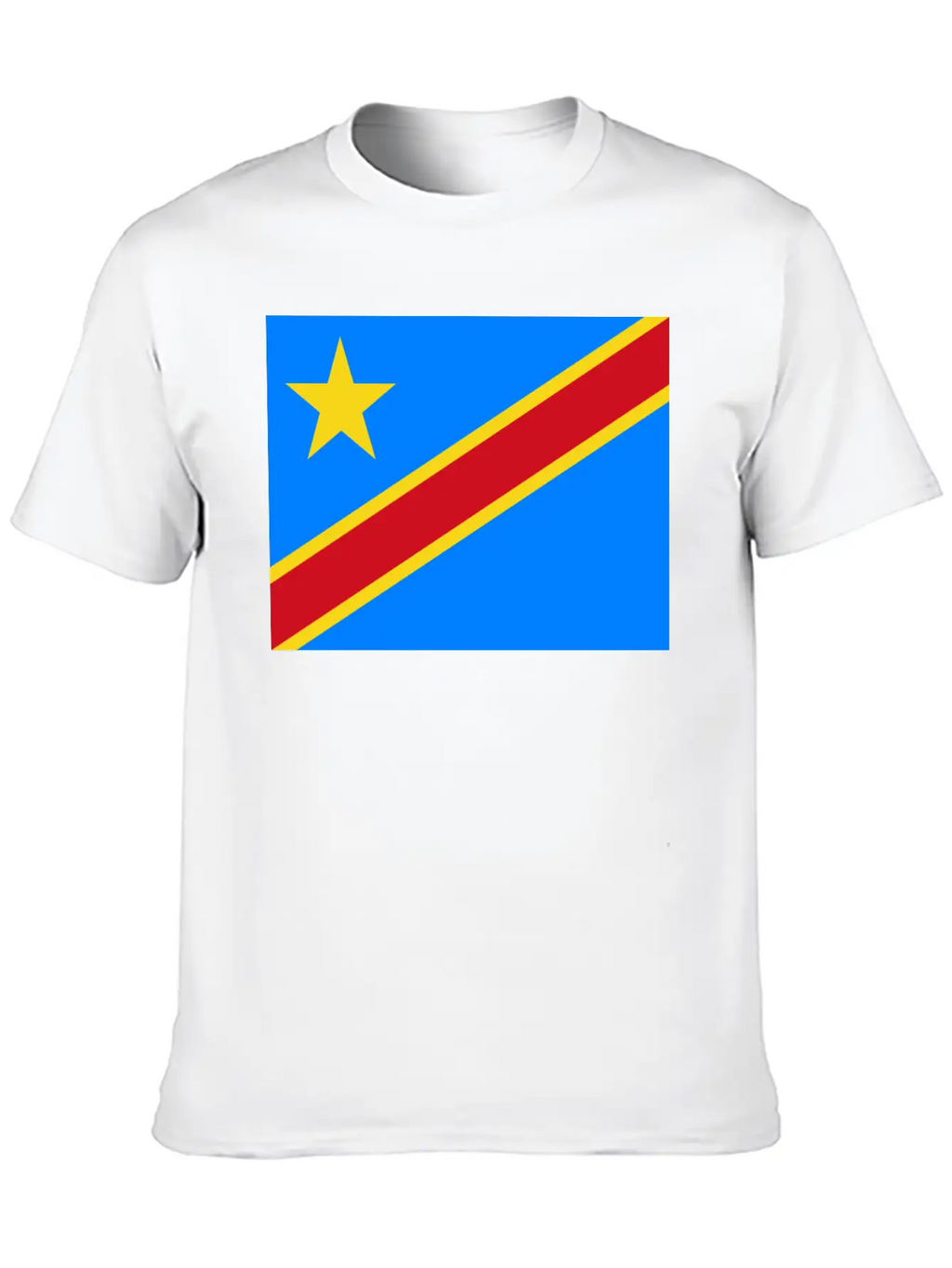 Flag Of Congo (cd) Unisex Casual T-Shirt – Clean Design For Daily Comfort