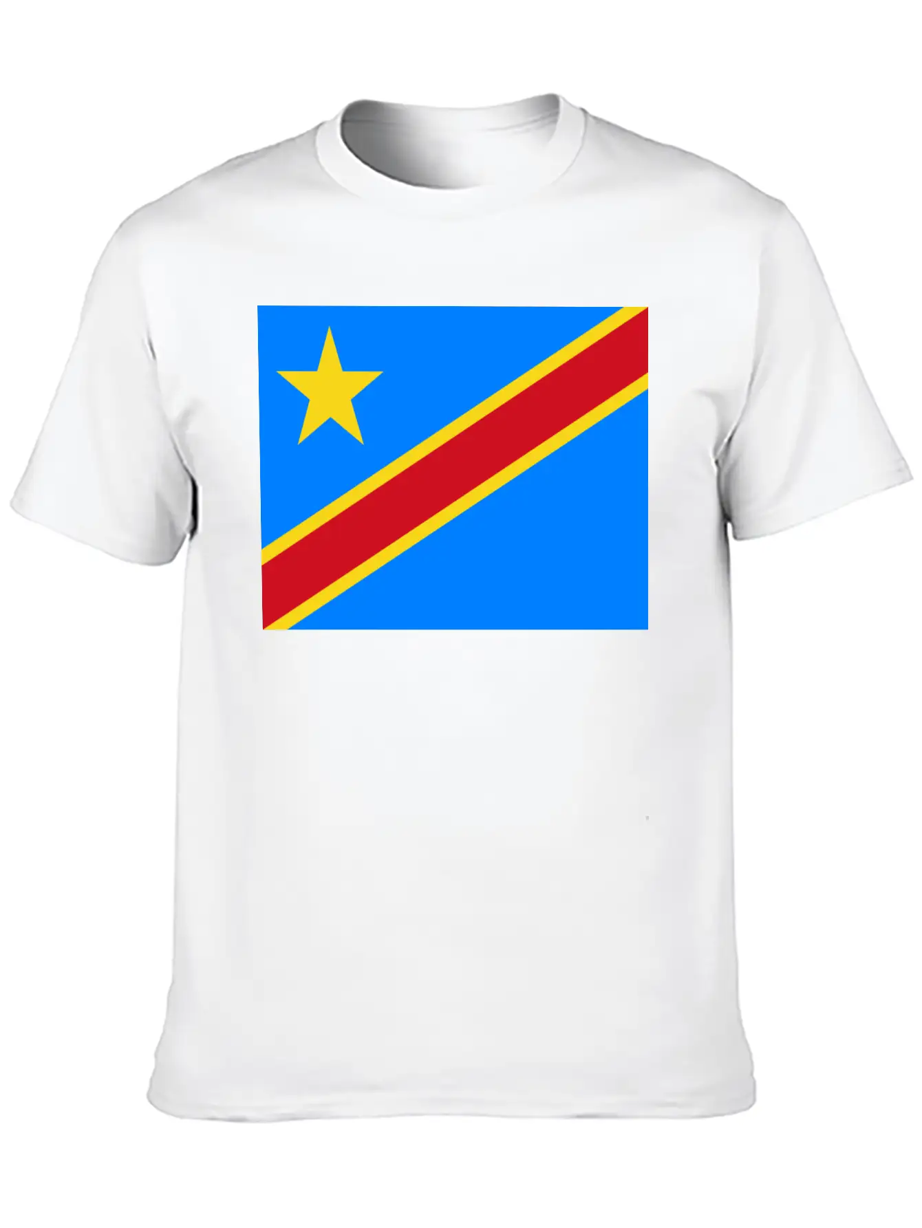 Flag Of Congo (cd) Unisex Casual T-Shirt – Clean Design For Daily Comfort