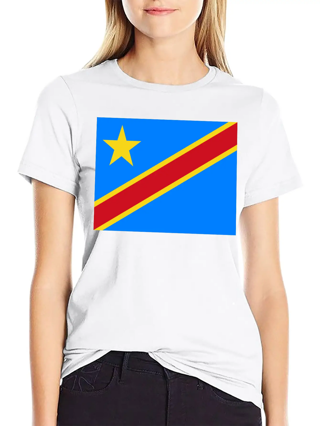 Flag Of Congo (cd) Unisex Casual T-Shirt – Clean Design For Daily Comfort