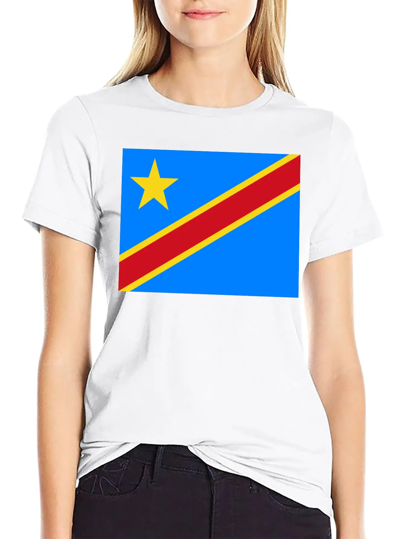 Flag Of Congo (cd) Unisex Casual T-Shirt – Clean Design For Daily Comfort