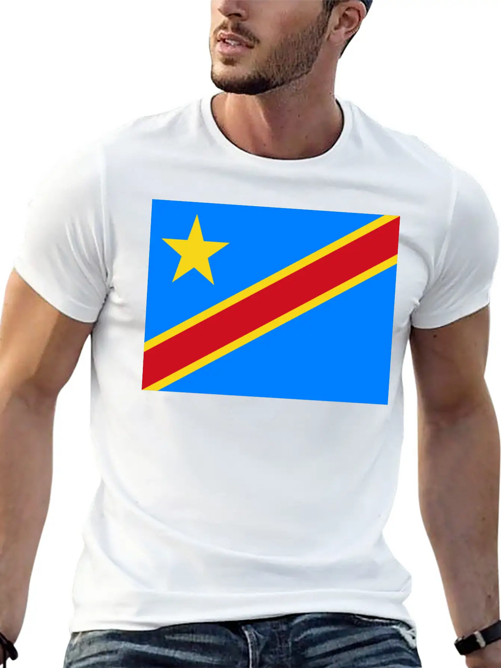 Flag Of Congo (cd) Unisex Casual T-Shirt – Clean Design For Daily Comfort