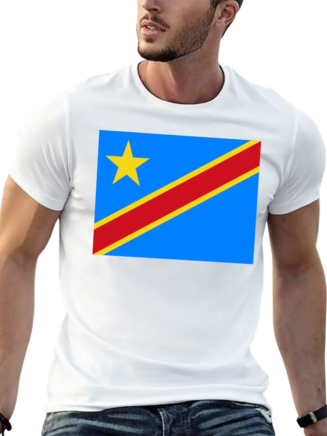 Flag Of Congo (cd) Unisex Casual T-Shirt – Clean Design For Daily Comfort