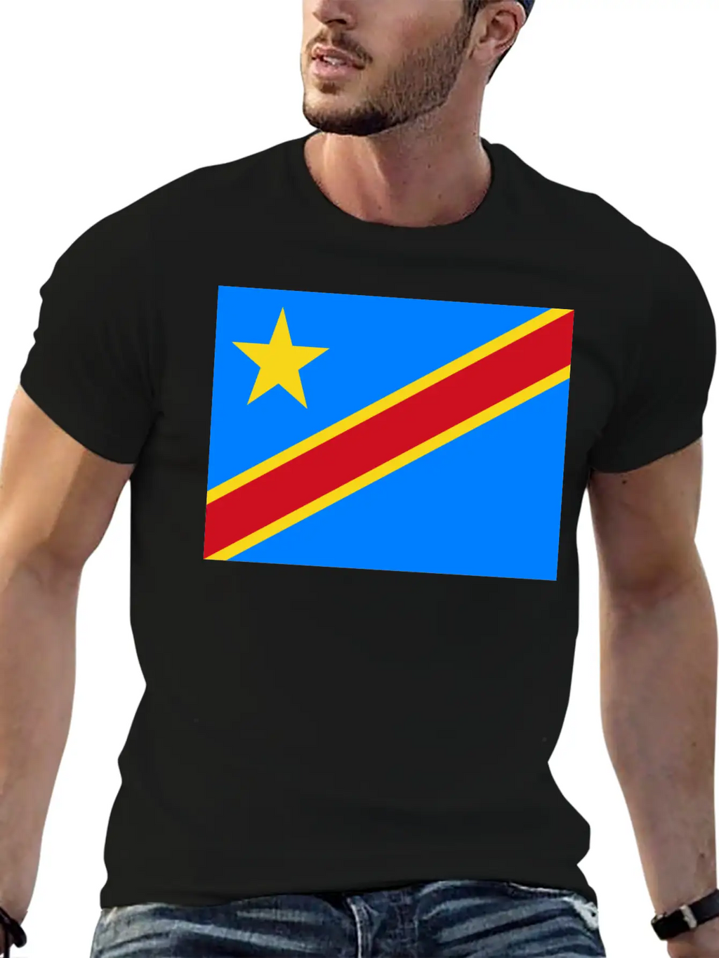 Flag Of Congo (cd) Unisex Casual T-Shirt – Clean Design For Daily Comfort