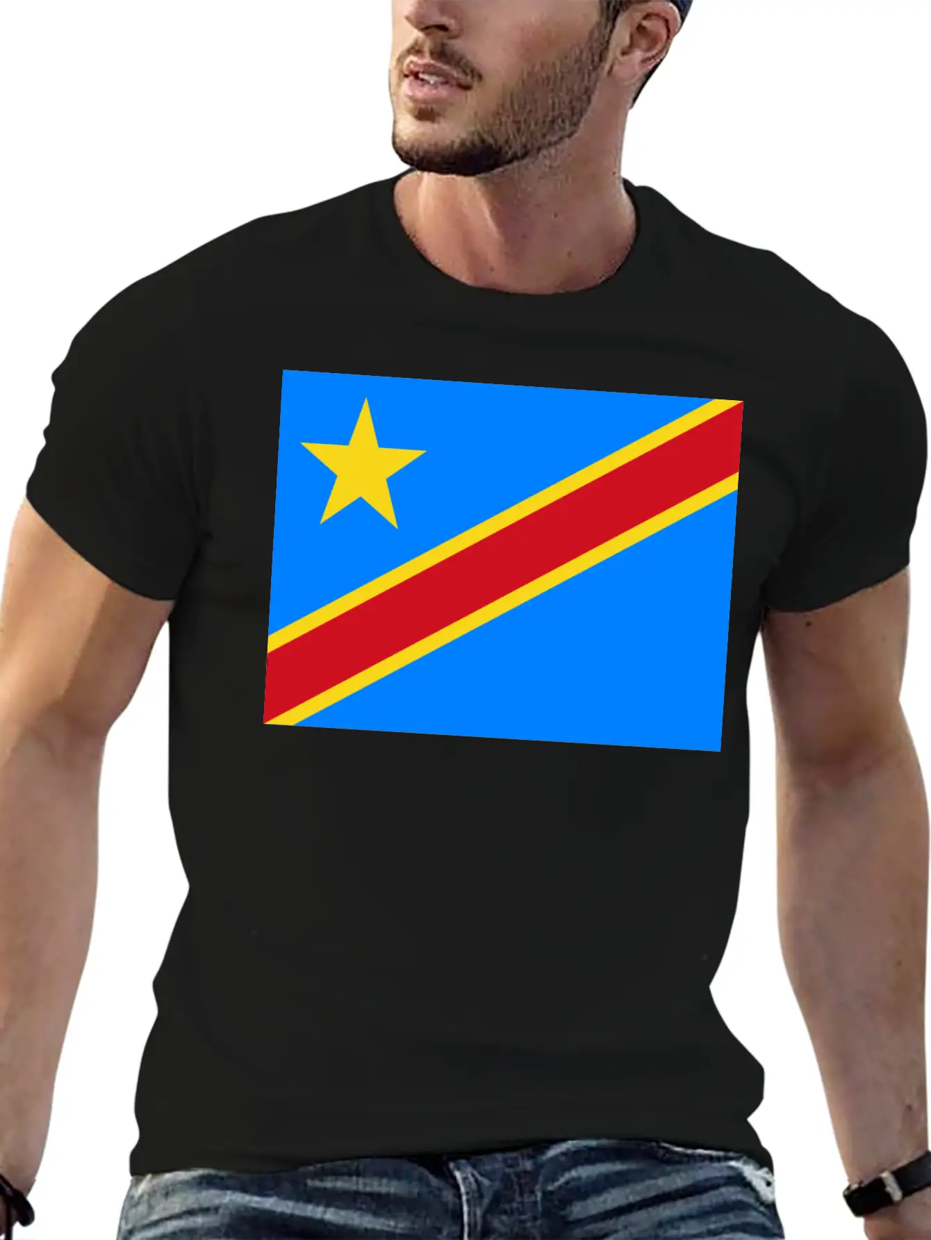 Flag Of Congo (cd) Unisex Casual T-Shirt – Clean Design For Daily Comfort