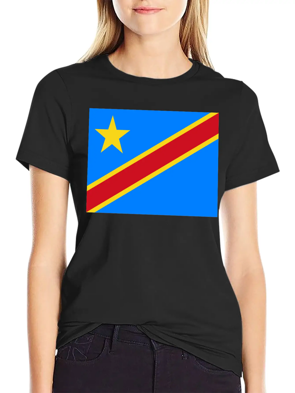 Flag Of Congo (cd) Unisex Casual T-Shirt – Clean Design For Daily Comfort