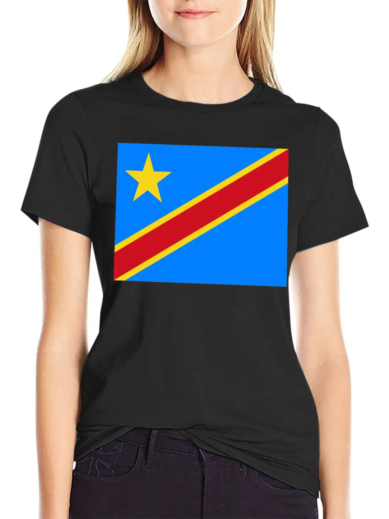 Flag Of Congo (cd) Unisex Casual T-Shirt – Clean Design For Daily Comfort