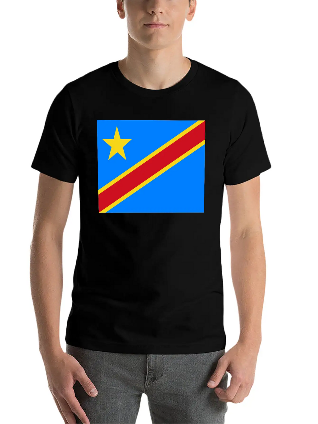 Flag Of Congo (cd) Unisex Casual T-Shirt – Clean Design For Daily Comfort
