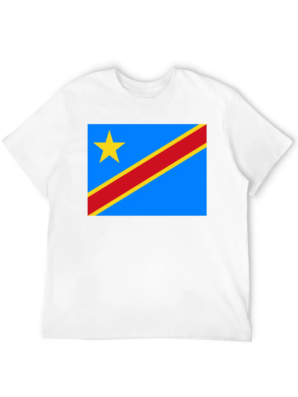 Flag Of Congo (cd) Unisex Casual T-Shirt – Clean Design For Daily Comfort