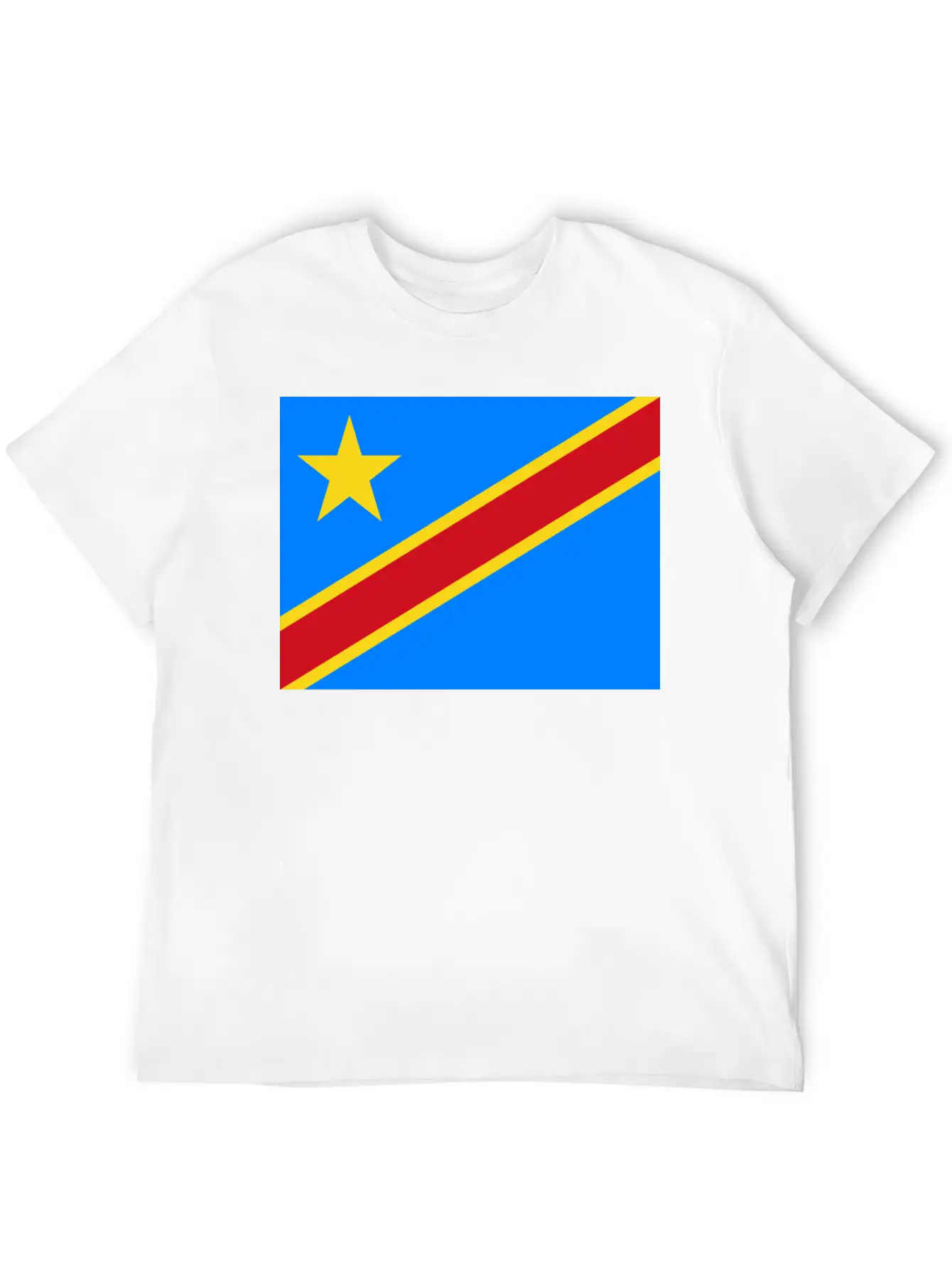 Flag Of Congo (cd) Unisex Casual T-Shirt – Clean Design For Daily Comfort