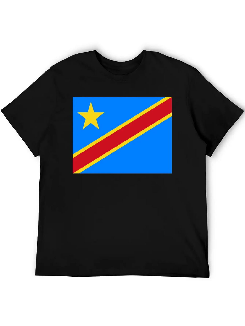 Flag Of Congo (cd) Unisex Casual T-Shirt – Clean Design For Daily Comfort