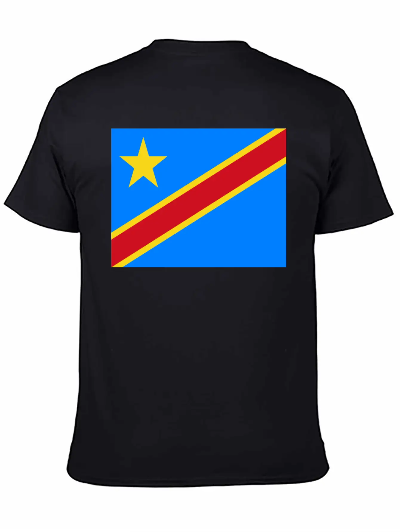 Flag Of Congo (cd) Unisex Casual T-Shirt – Clean Design For Daily Comfort