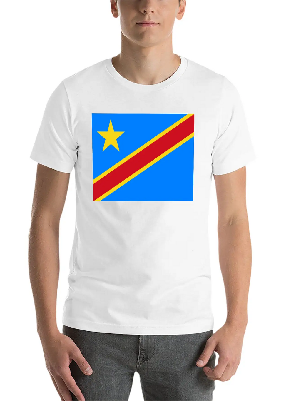 Flag Of Congo (cd) Unisex Casual T-Shirt – Clean Design For Daily Comfort