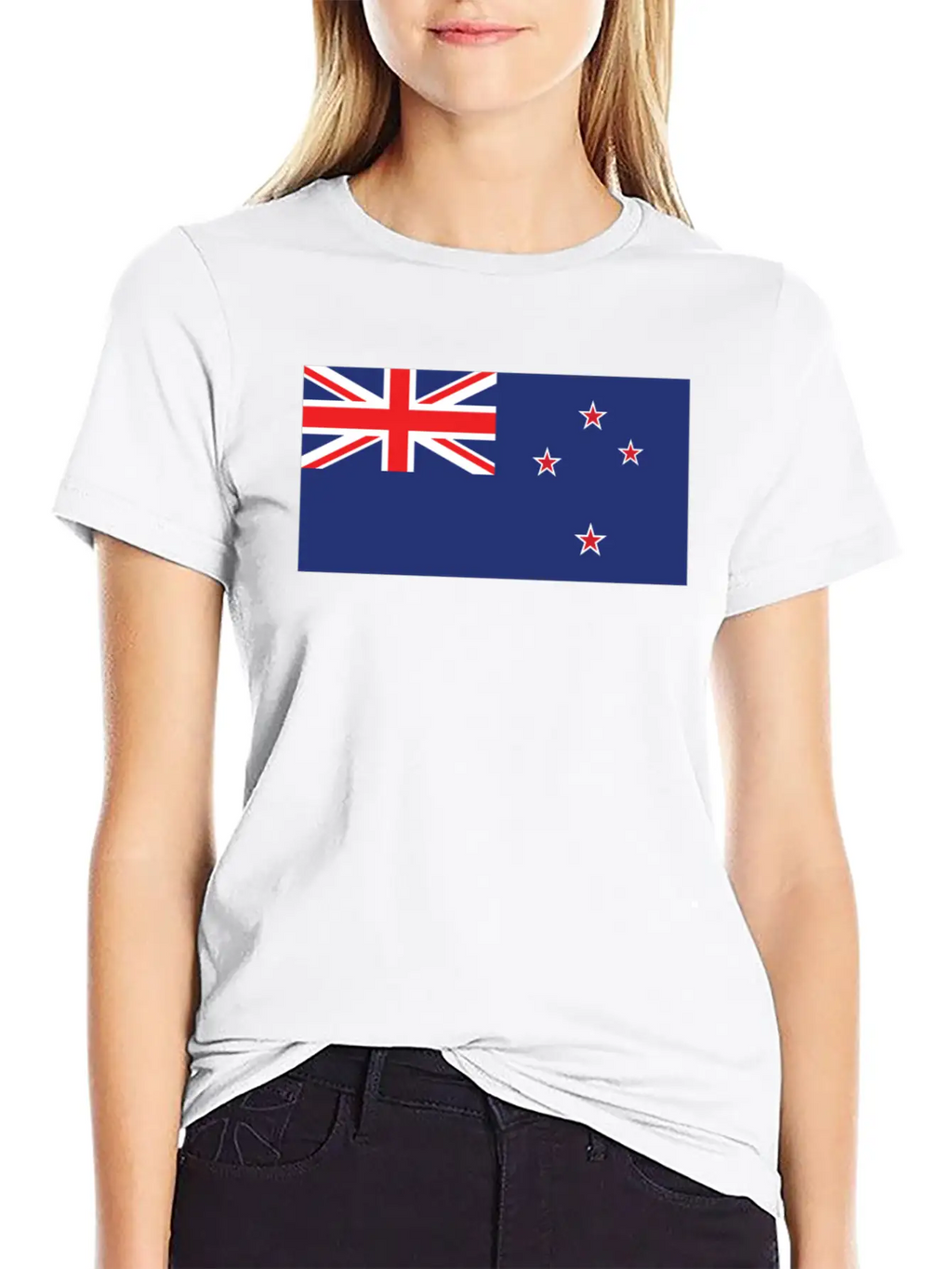 Flag Of New Zealand Cool Kiwi Flag Unisex Short Sleeve Soft Cotton T-Shirt – Casual Everyday Wear