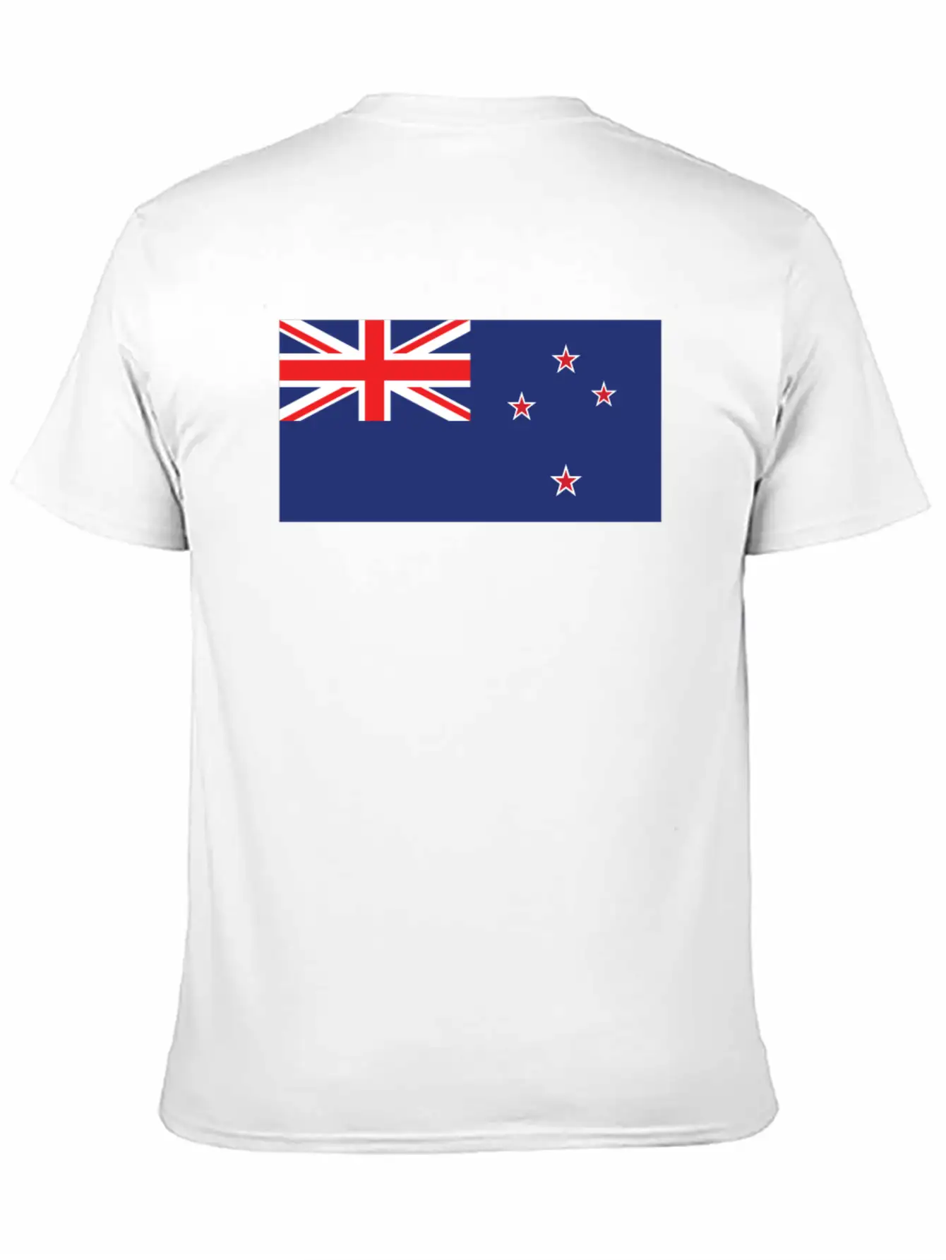 Flag Of New Zealand Cool Kiwi Flag Unisex Short Sleeve Soft Cotton T-Shirt – Casual Everyday Wear