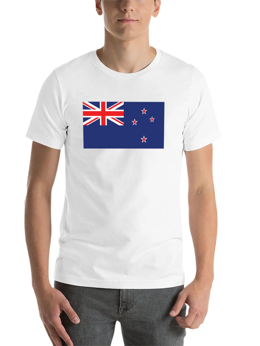 Flag Of New Zealand Cool Kiwi Flag Unisex Short Sleeve Soft Cotton T-Shirt – Casual Everyday Wear