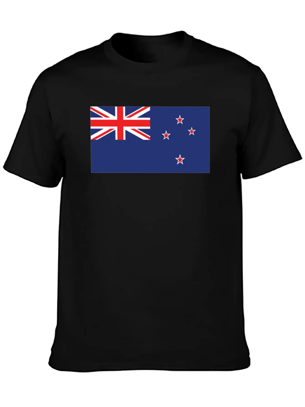 Flag Of New Zealand Cool Kiwi Flag Unisex Short Sleeve Soft Cotton T-Shirt – Casual Everyday Wear