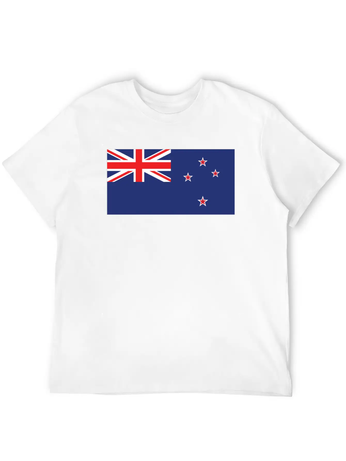 Flag Of New Zealand Cool Kiwi Flag Unisex Short Sleeve Soft Cotton T-Shirt – Casual Everyday Wear