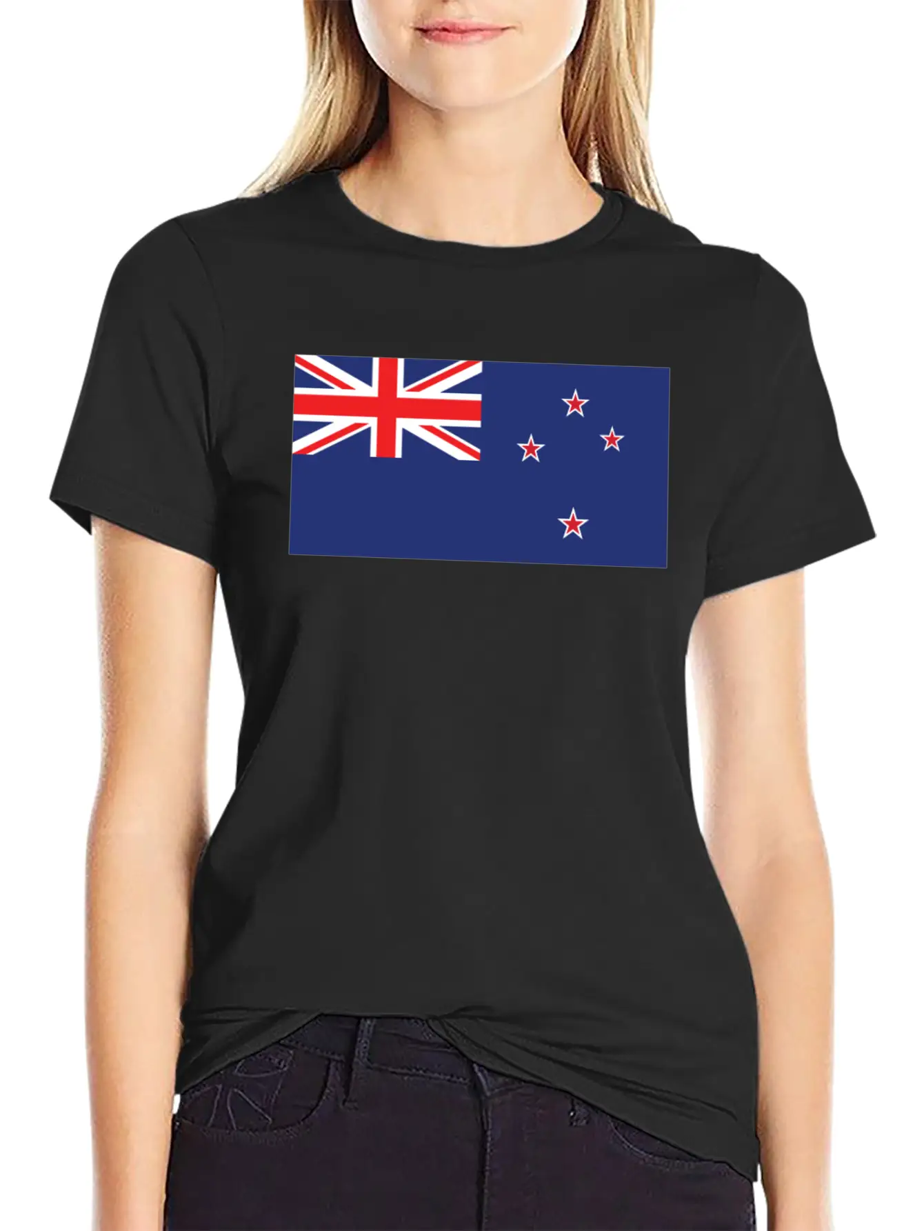 Flag Of New Zealand Cool Kiwi Flag Unisex Short Sleeve Soft Cotton T-Shirt – Casual Everyday Wear