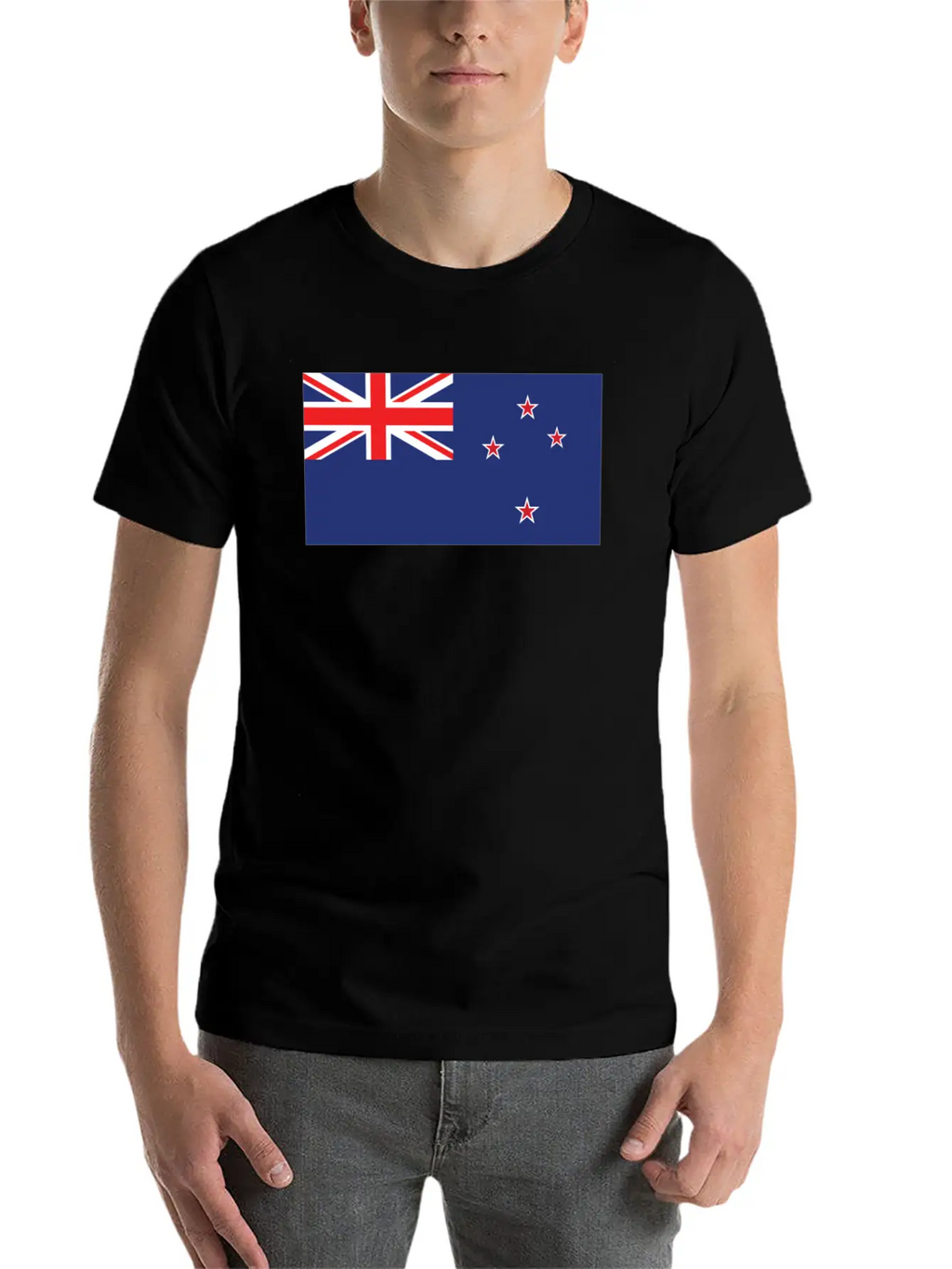 Flag Of New Zealand Cool Kiwi Flag Unisex Short Sleeve Soft Cotton T-Shirt – Casual Everyday Wear