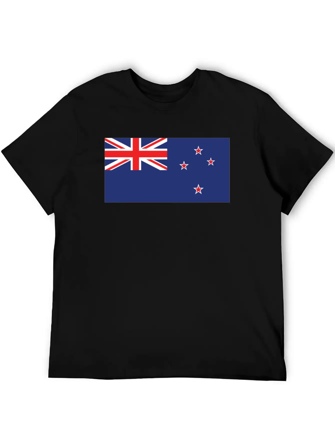 Flag Of New Zealand Cool Kiwi Flag Unisex Short Sleeve Soft Cotton T-Shirt – Casual Everyday Wear