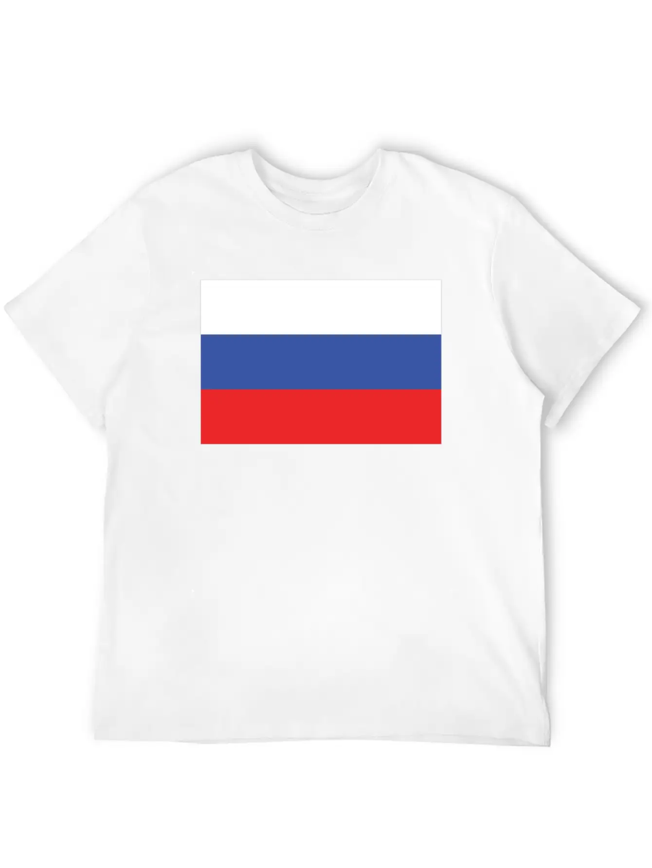 Flag Of Russia Cool Russian Flag Casual Graphic T-Shirt – Simple And Comfortable Daily Wear