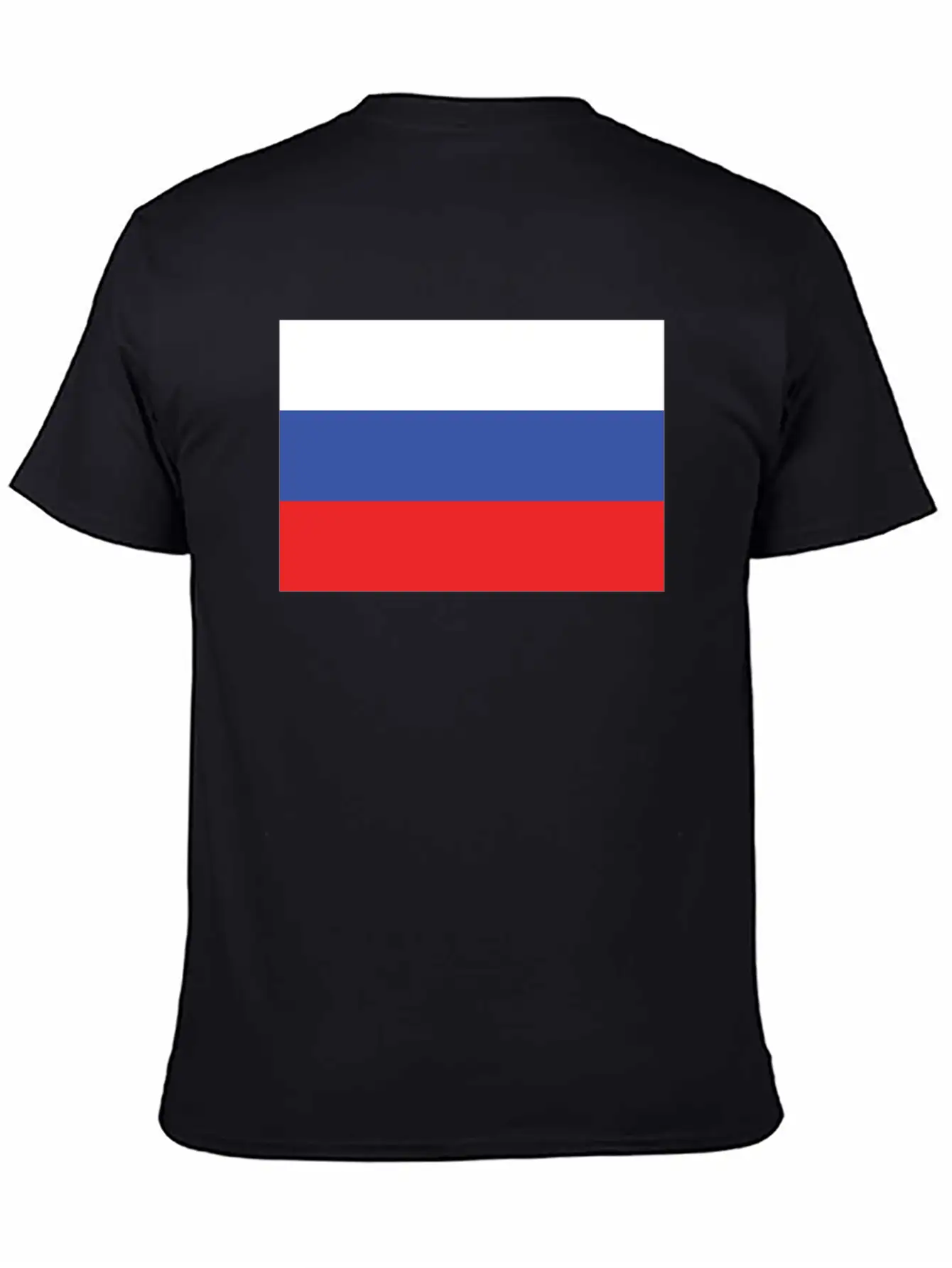 Flag Of Russia Cool Russian Flag Casual Graphic T-Shirt – Simple And Comfortable Daily Wear