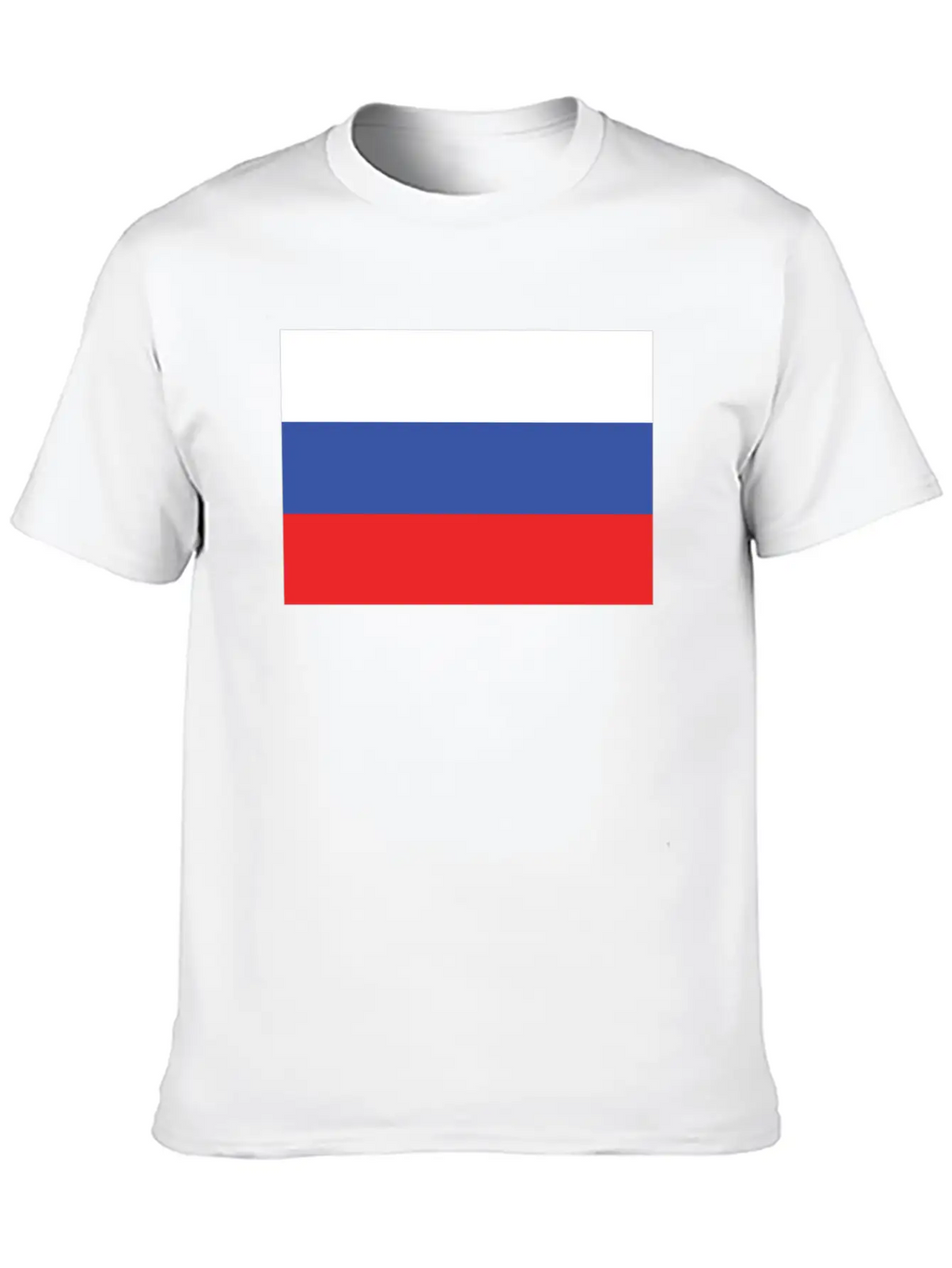 Flag Of Russia Cool Russian Flag Casual Graphic T-Shirt – Simple And Comfortable Daily Wear