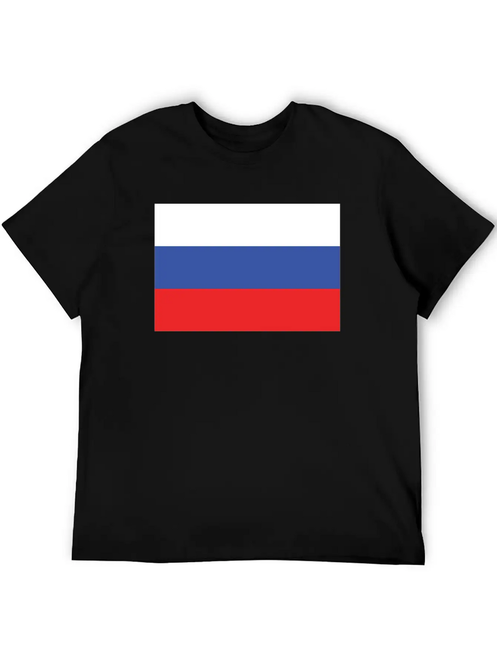 Flag Of Russia Cool Russian Flag Casual Graphic T-Shirt – Simple And Comfortable Daily Wear