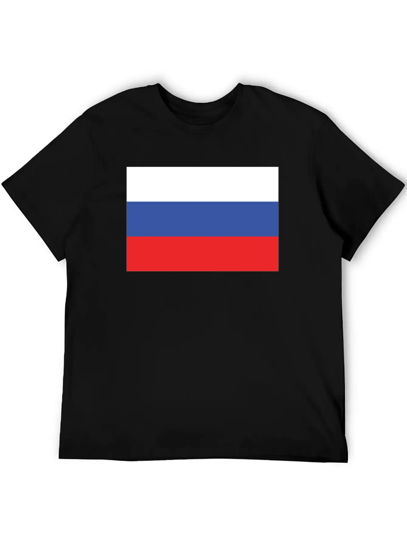 Flag Of Russia Cool Russian Flag Casual Graphic T-Shirt – Simple And Comfortable Daily Wear