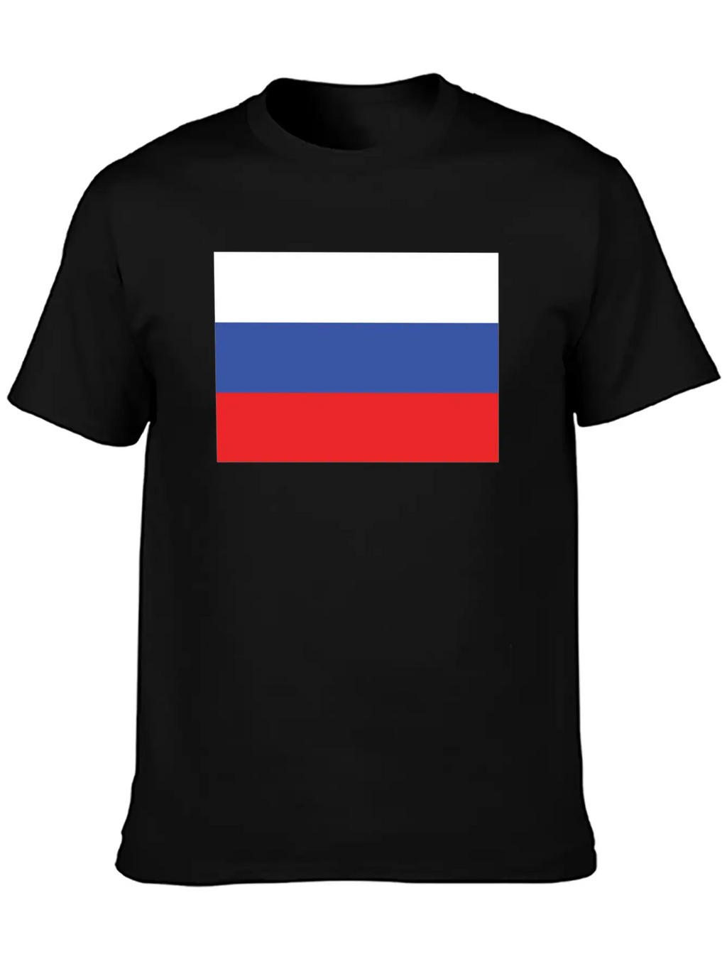Flag Of Russia Cool Russian Flag Casual Graphic T-Shirt – Simple And Comfortable Daily Wear
