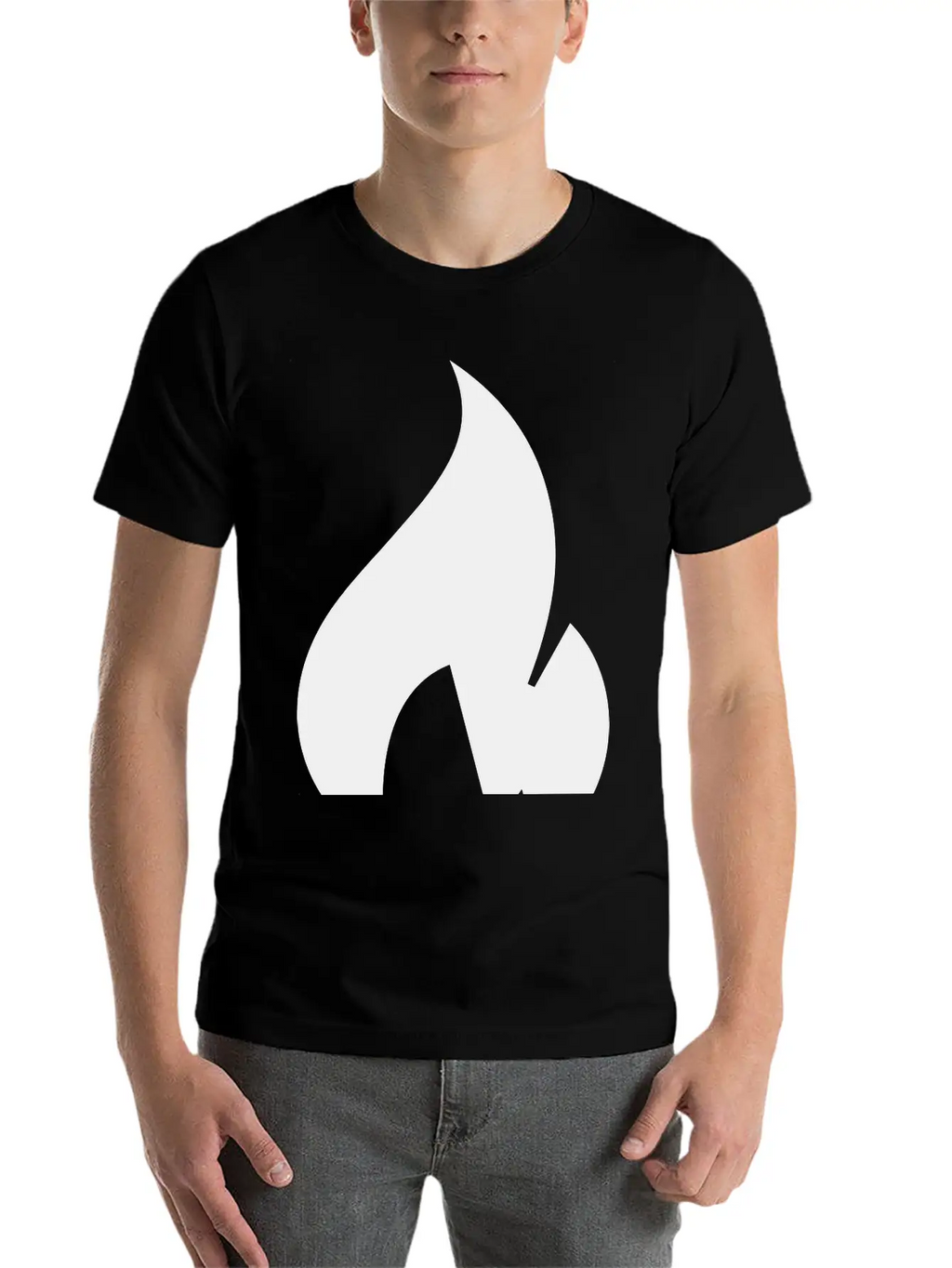 Flame Unisex Short Sleeve Soft Cotton T-Shirt – Casual Everyday Wear