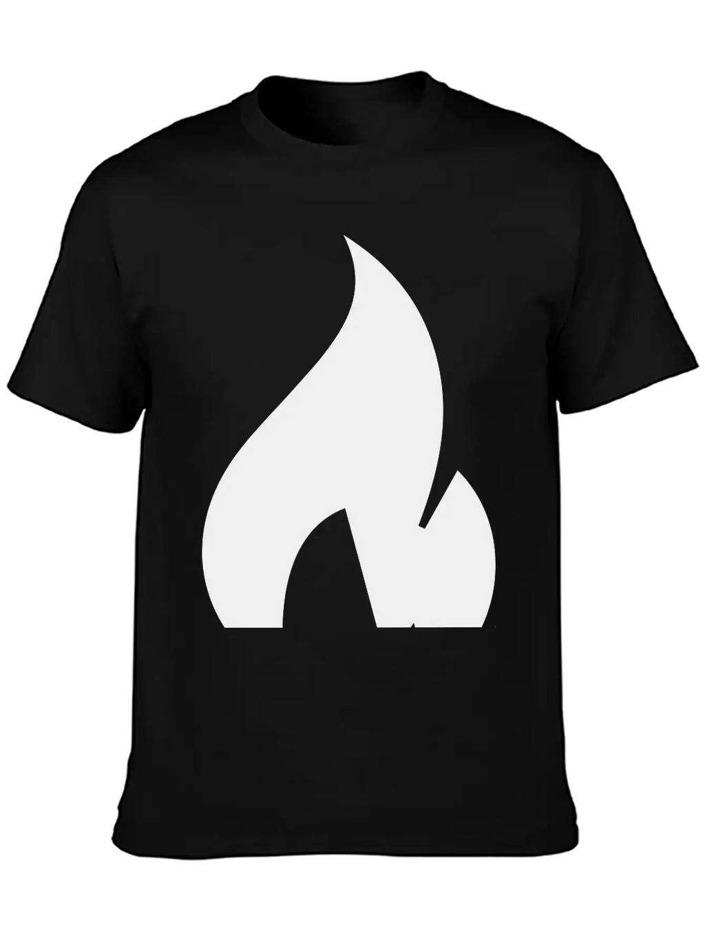 Flame Unisex Short Sleeve Soft Cotton T-Shirt – Casual Everyday Wear