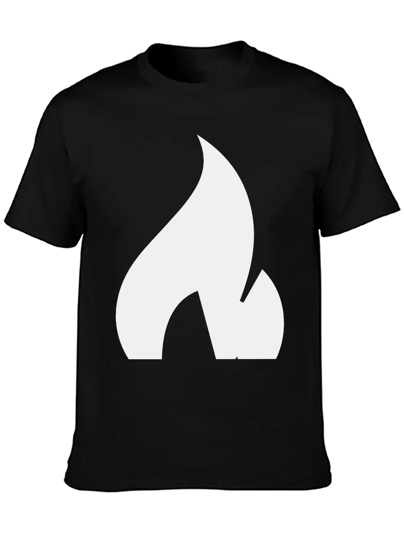 Flame Unisex Short Sleeve Soft Cotton T-Shirt – Casual Everyday Wear