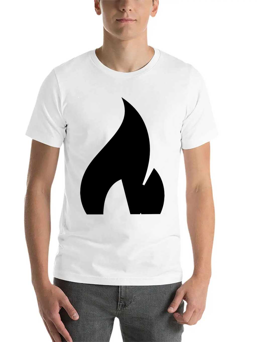 Flame Unisex Short Sleeve Soft Cotton T-Shirt – Casual Everyday Wear