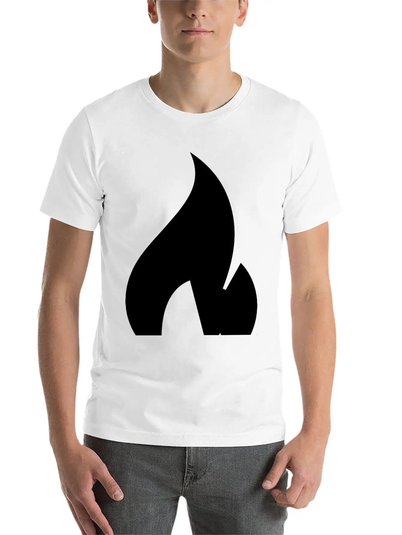 Flame Unisex Short Sleeve Soft Cotton T-Shirt – Casual Everyday Wear